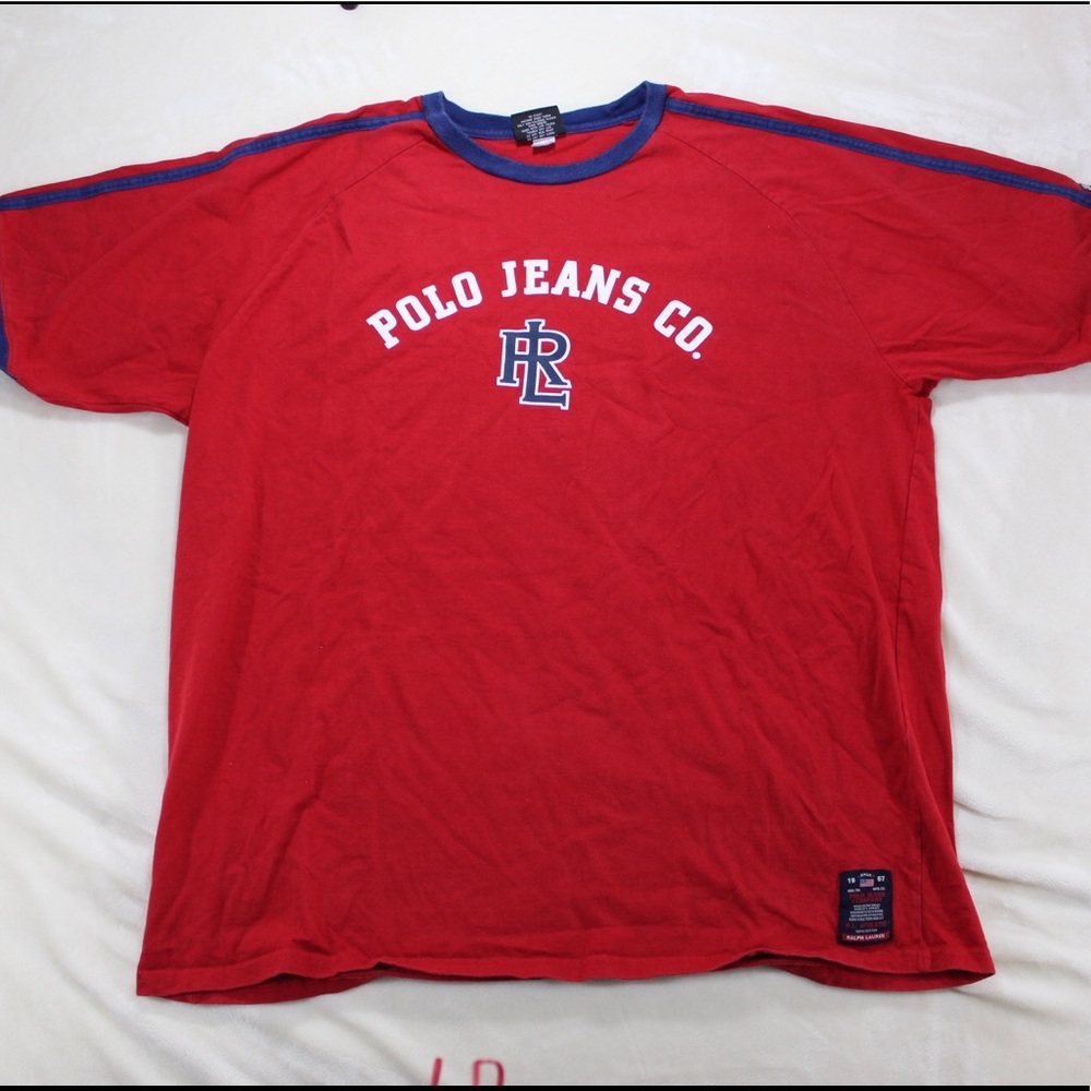 Vintage Ralph Lauren Polo Jeans Spellout T-Shirt